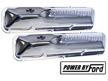 Load image into Gallery viewer, 390/428 Valve Cover Chrome Power By Ford