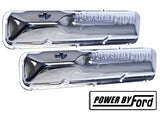 390/428 Valve Cover Chrome Power By Ford