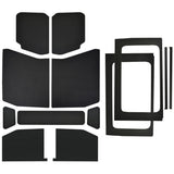 Jeep JL 4 DR 18-   Headl iner Kit Black Leather