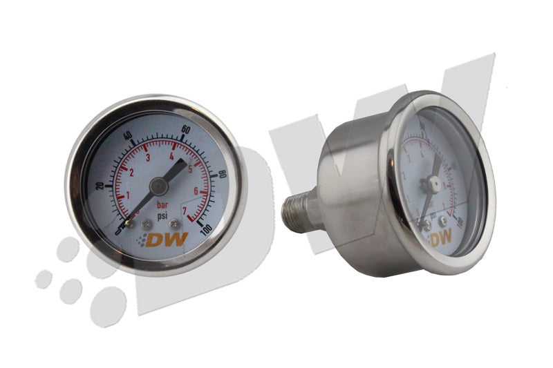 Fuel Pressure Gauge 0-100 psi 1.5in Dia.