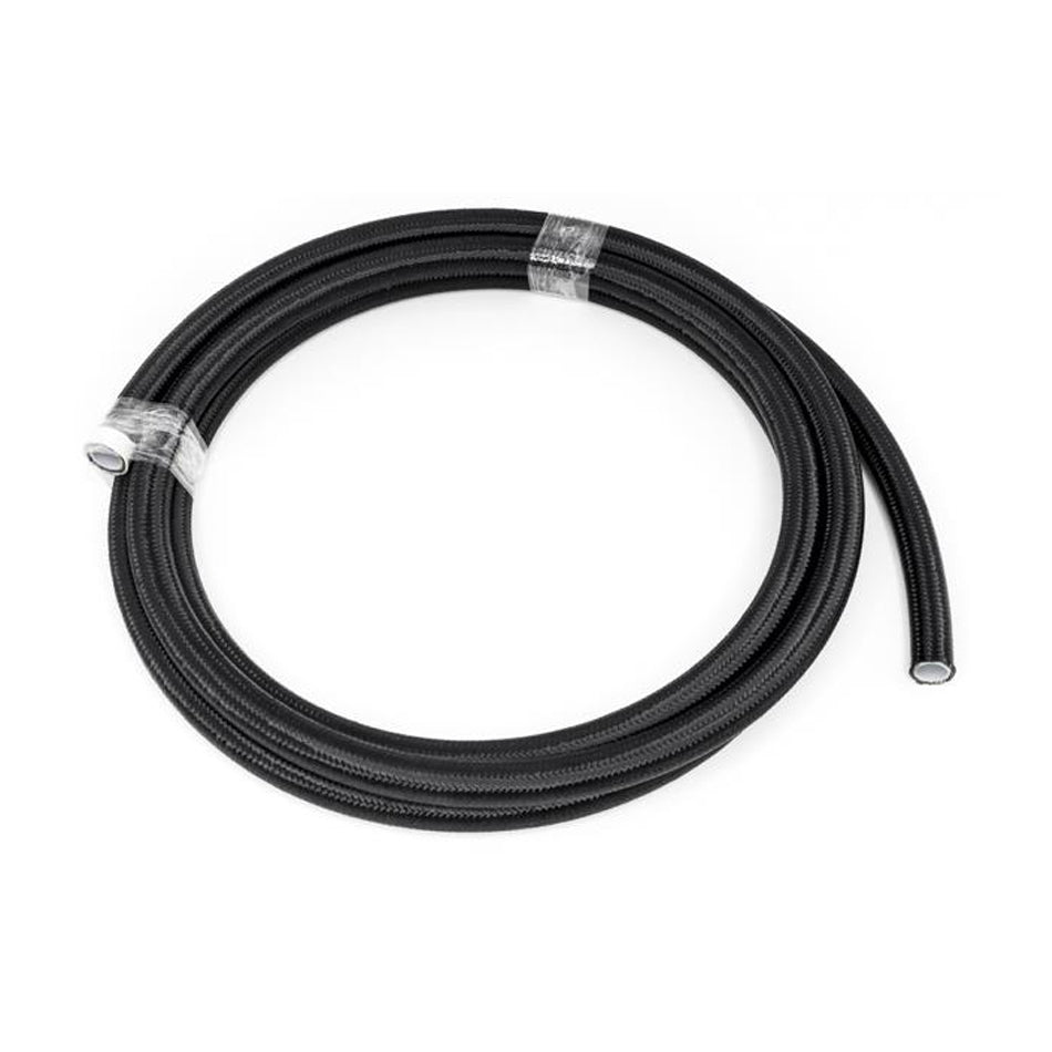 #6 Black Nylon Braided PTFE Hose  10 feet