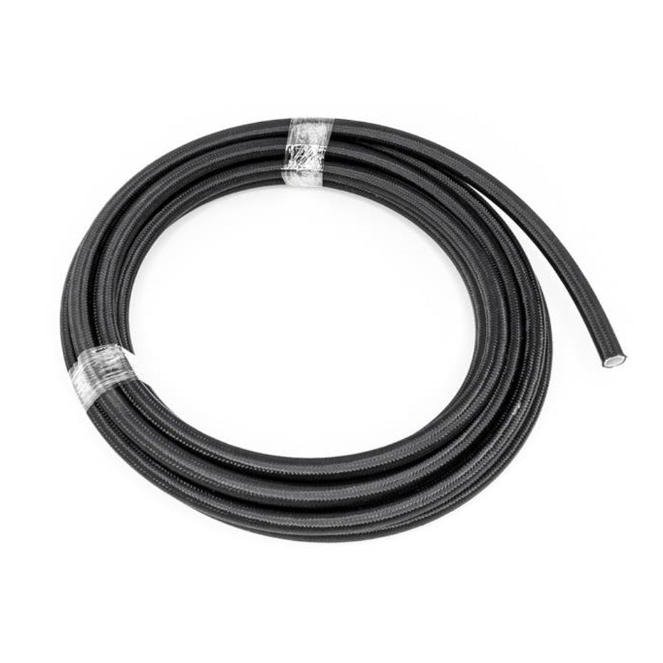 #8 Black Nylon Braided PTFE Hose  20 feet