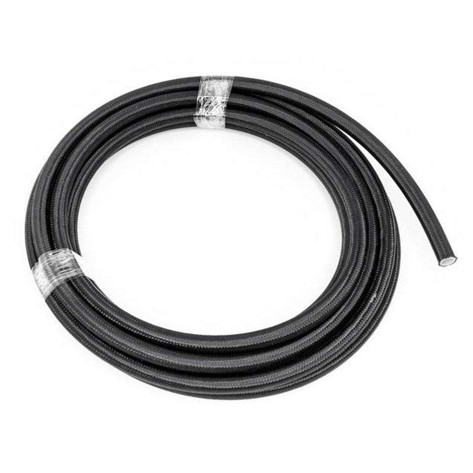 #10 Black Nylon Braided PTFE Hose  20 feet