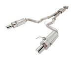 Ford Mustang GT 2015- Twin 3 Brushed Stainless Steel Cat-Back Exhaust System