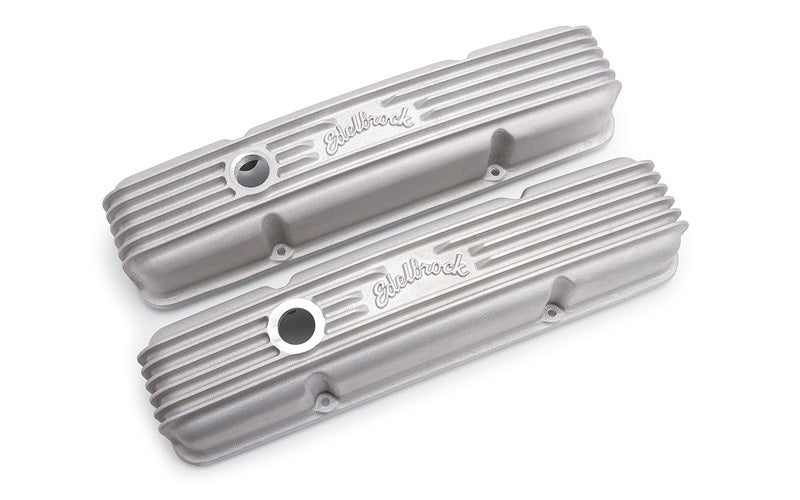 Valve Cover Kit Classic Finned SBC 59-86