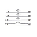 Chrome V/C Hold-Down Tabs - 4pcs.