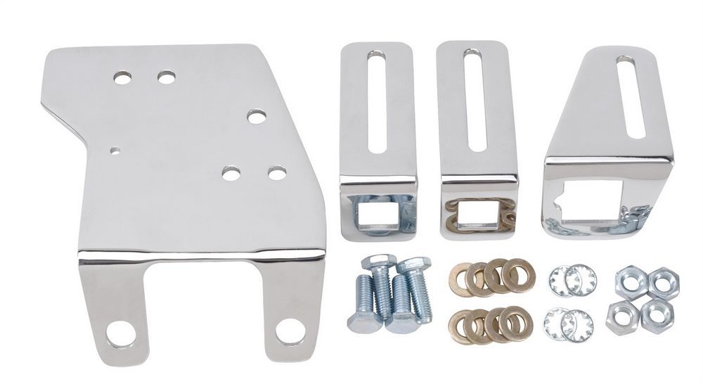 Chrome Throttle Bracket - GM