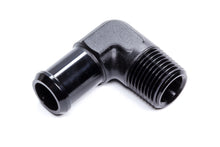 Load image into Gallery viewer, Hose End  90-deg 1/2npt to 3/4 Barb  Black