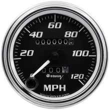 Load image into Gallery viewer, 3-3/8 Dia Speedometer 0-120 MPH Chrome Mech