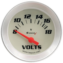 Load image into Gallery viewer, 2.0 Dia Voltmeter Gauge Silver 8-18 Volts