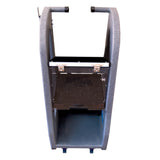 Deluxe Equipment Stand with Front Casters and Bottom Compartment.