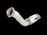 Mitsubishi Lancer Evo X 3 Stainless Steel Dump Pipe and High Flow Metallic Cat