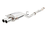 Subaru WRX  Stainless Steel 3 Cat-Back System With Oval Mufflers With Twin Tips