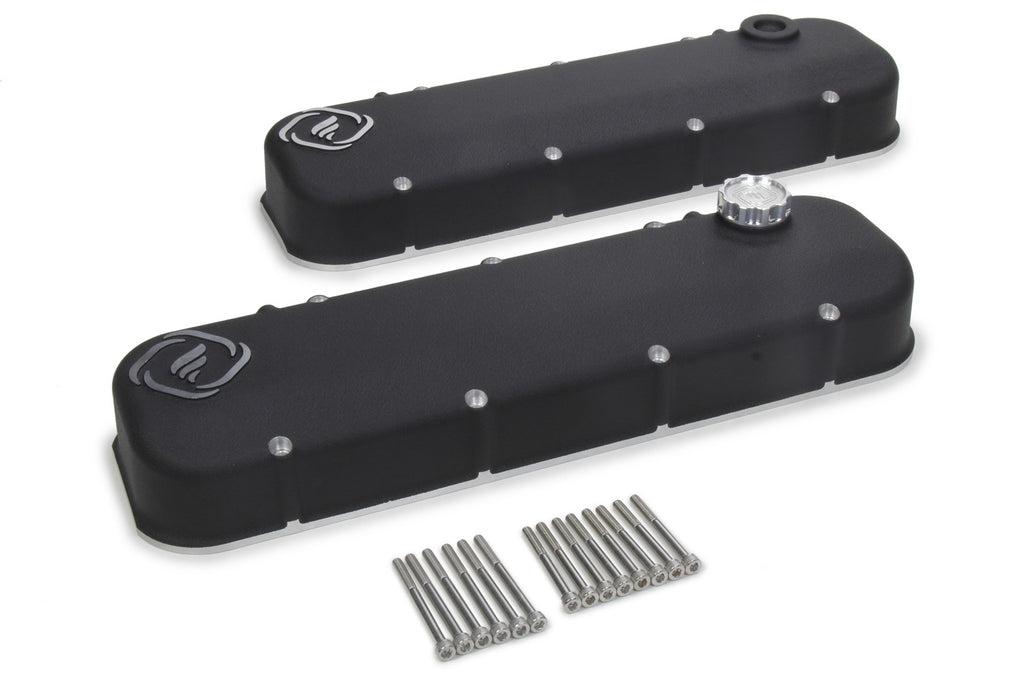 F-Series Valve Cover Set Black Wrinkle Finish