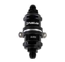 Load image into Gallery viewer, Fuel Filter In-Line 3in 10 Micron 6AN Chk Valve