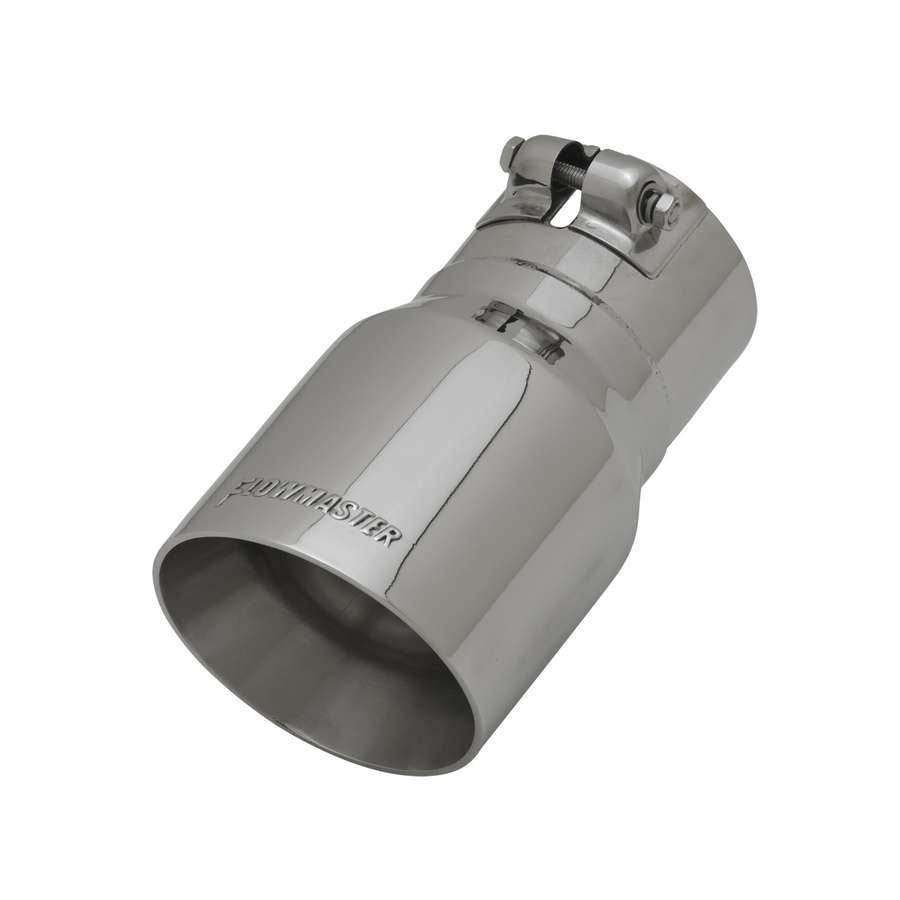 Exhaust Tip Embossed Logo Polished