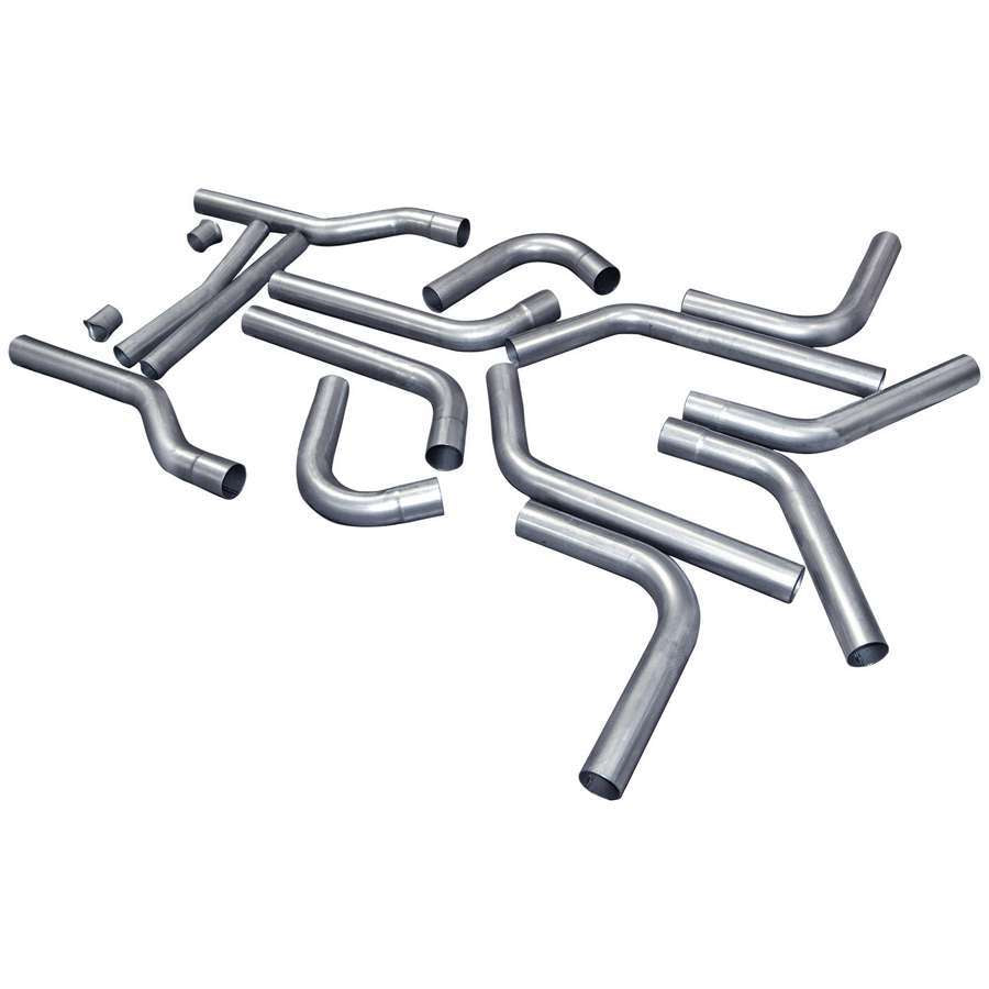 U-Fit Dual Exhaust Pipe Kit - 2.25in