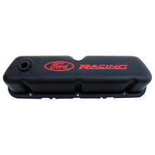 Load image into Gallery viewer, Black Steel Valve Cover Set w/Ford Racing Logo