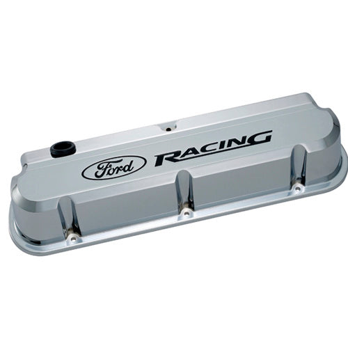 Slant Edge Valve Cover Set w/Ford Racing Logo