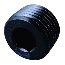 Load image into Gallery viewer, 1/16 MPT Allen Pipe Plug Black