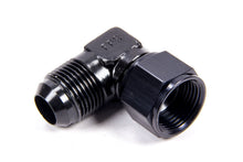 Load image into Gallery viewer, #12 Female Swivel - Male 90 Degree Fitting Black