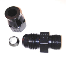 Load image into Gallery viewer, 6AN Male to 1/4in Tube Adapter Fitting  Black