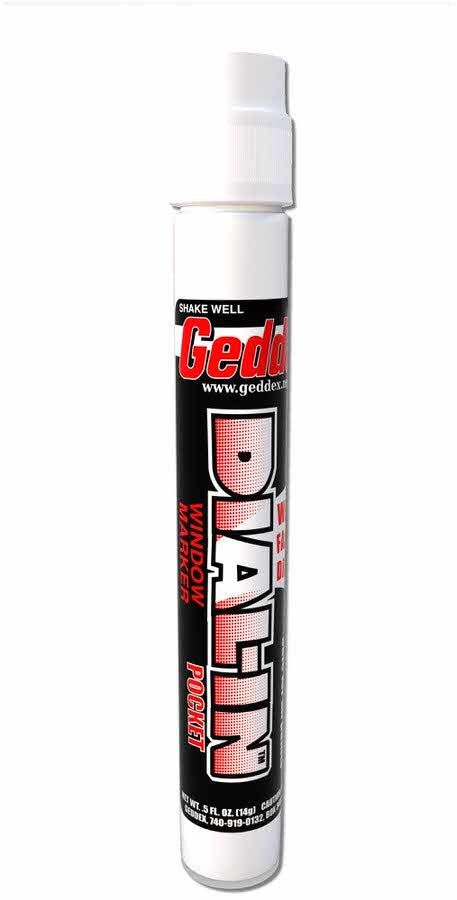 Dial-In Pocket Window Marker White .5oz Bottle