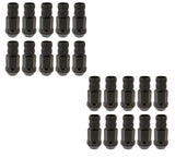 20 Lugnuts 12x1.25 Forge 3/4in Black