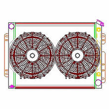 Load image into Gallery viewer, Radiator Combo Unit GM A &amp; F Body