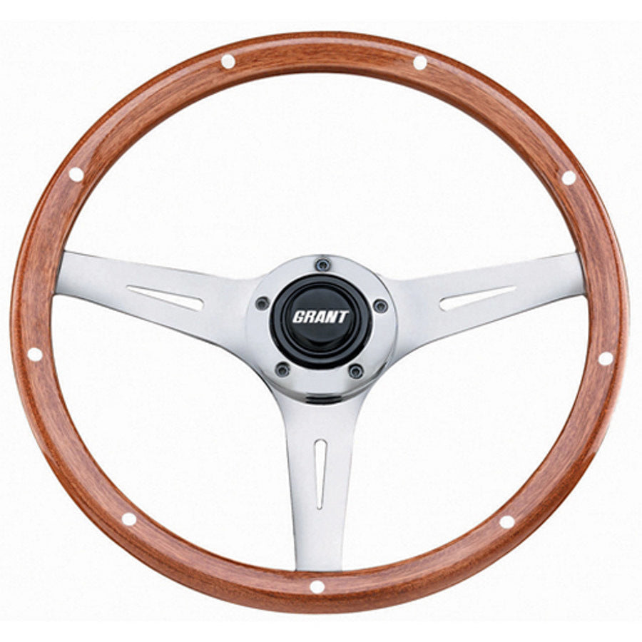 Light Satin Mahogany Steering Wheel