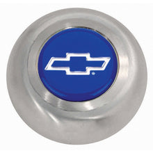 Load image into Gallery viewer, Stainless Steel Button - Blue Bowtie