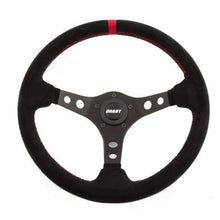 Load image into Gallery viewer, Suede Racing Steering Wheel w/Center Marker