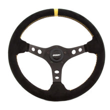 Load image into Gallery viewer, Suede Racing Steering Wheel w/Center Marker