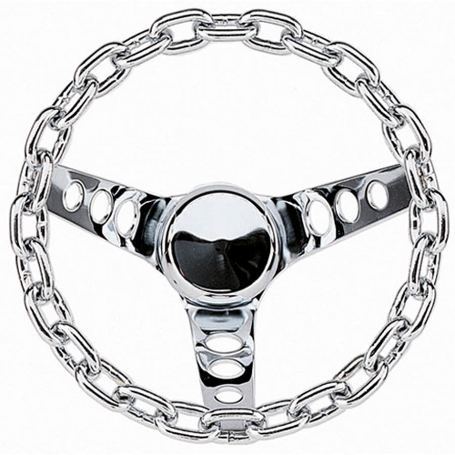 10in Chrome Chain Wheel