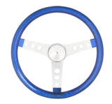 Steering Wheel Mtl Flake Blue/Spoke Chrm 13.5