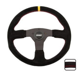 Suede Series Steering Wh eel 13.75 Dia. 1in Dish