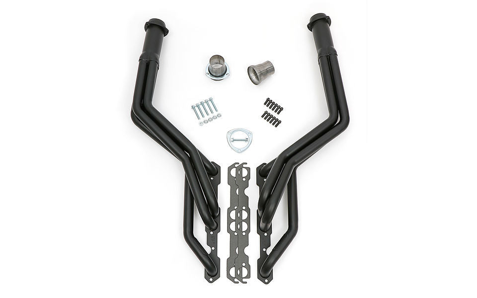 S-10 SBC Swap Header Long Tube Black Maxx