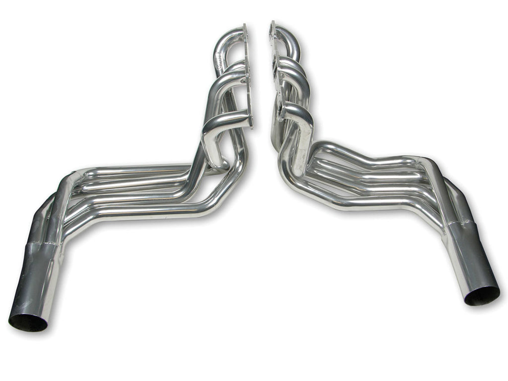 Coated S/C Headers - SBC 63-82 Vette- Side-Mnt.