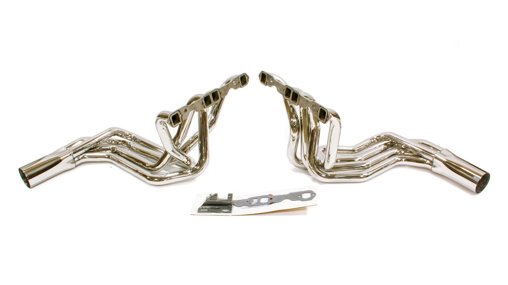 SBC S/S S/C Headers 63-82 Vette- Side Mount