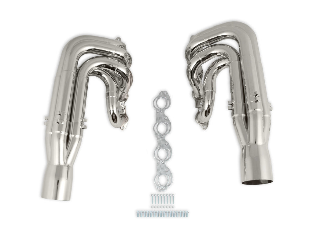 BBC Dragster Headers Downswept 3-Step Chrome