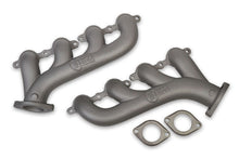 Load image into Gallery viewer, GM LS Cast Iron Exhaust Manifolds Gray Finish