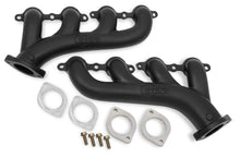 Load image into Gallery viewer, GM LS Cast Iron Exhaust Manifolds w/2.5in Outlet