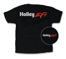 Load image into Gallery viewer, T-Shirt - Large w/Holley EFI SS Logo - Black