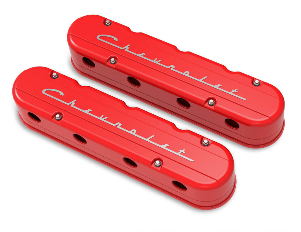 Valve Cover Set 2-Piece GM LS w/Chevrolet Logo