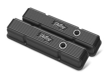 Load image into Gallery viewer, SBC Holley Die Cast Alm Valve Cover Set Black