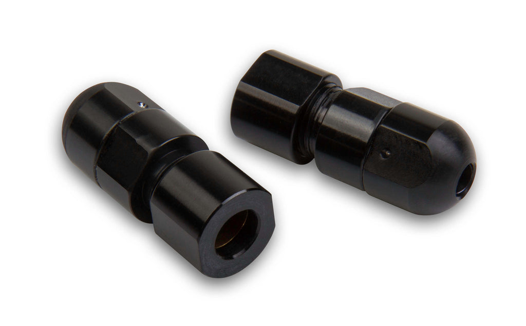 Vent Tubes - Rollover Valves Black Anodized