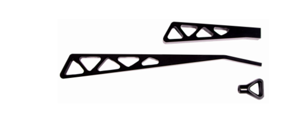 Billet Lever Kit Black Powder Coat Truss Style