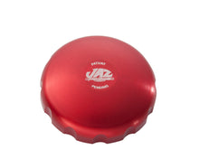 Load image into Gallery viewer, 2-5/8 Billet Twist Fuel Cap - Red Anodized