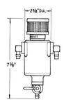 Mini-Breather Tank w/3/8in Fittings