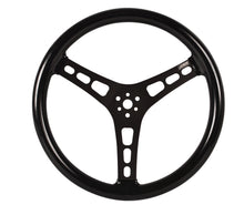 Load image into Gallery viewer, Steering Wheel 15in Flat Rubber Coated w/ Black